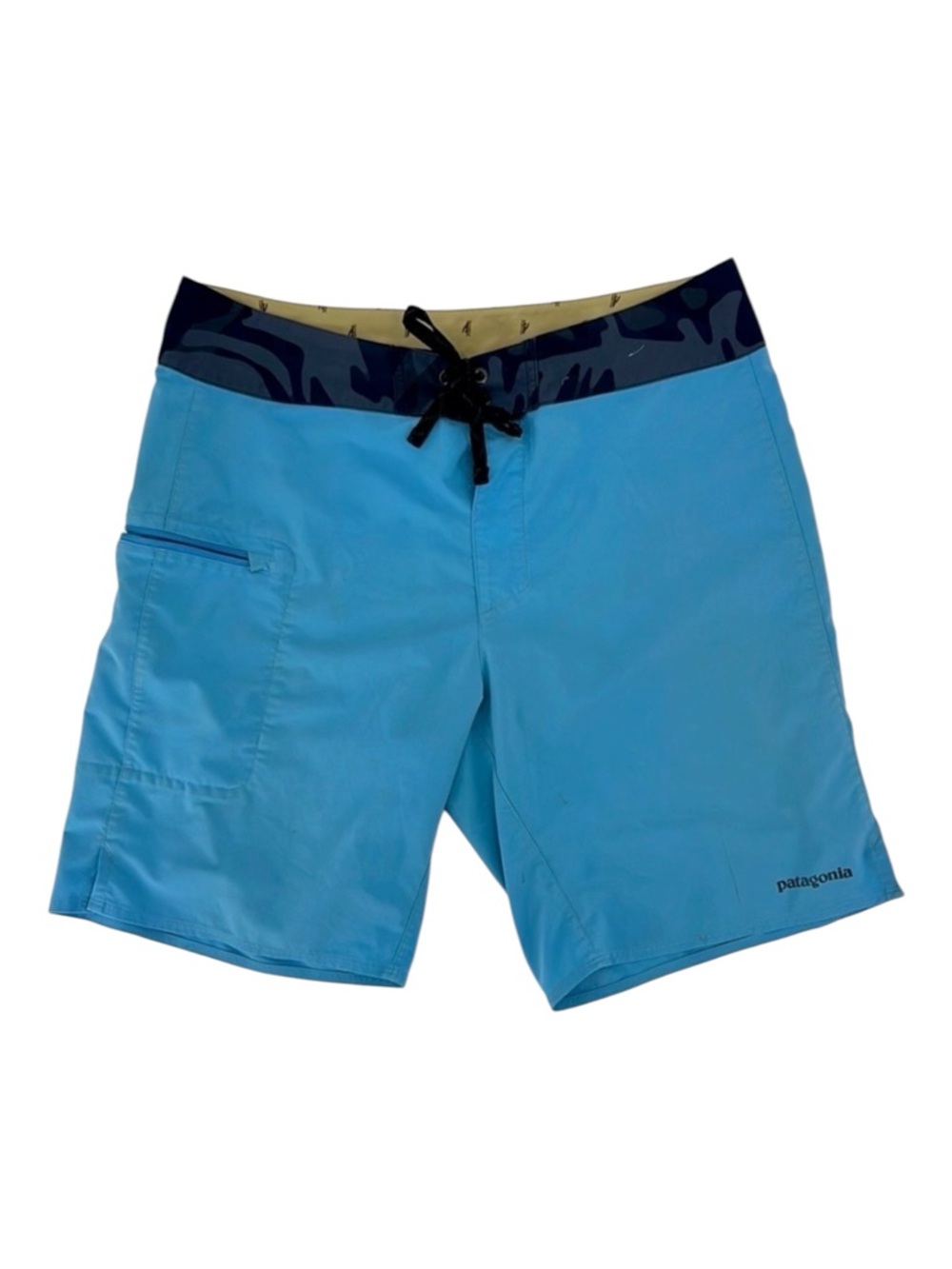 Patagonia board/Swim Shorts blue/camouflage size 34